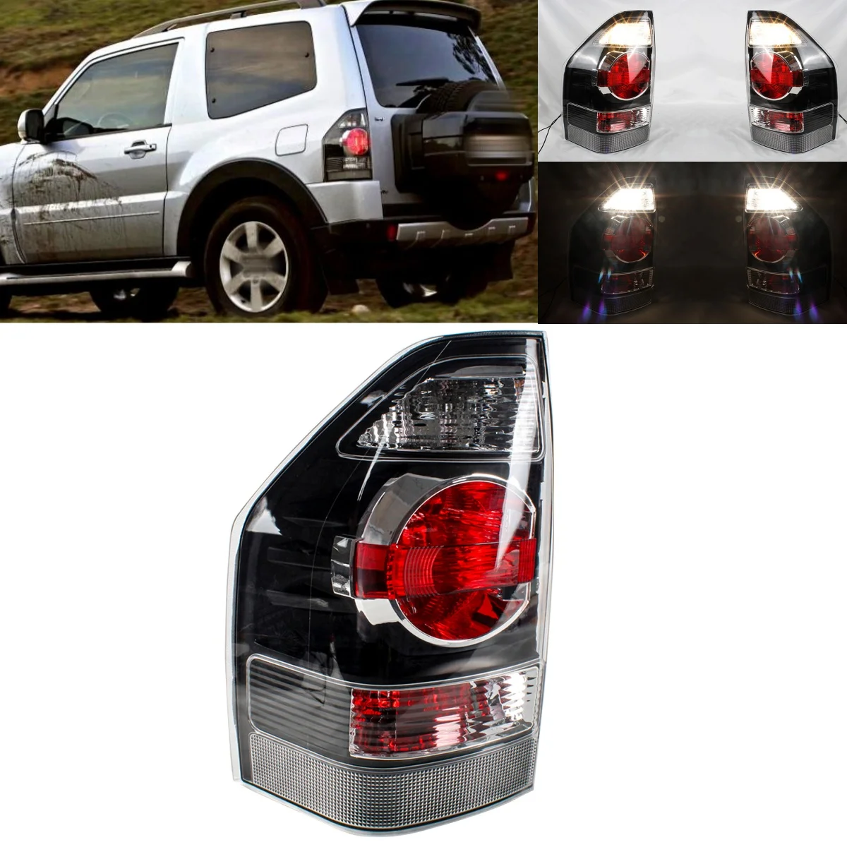 

Left Side Rear Tail Lamp Light With 1 Pc Bulb MN133765 For Mitsubishi Pajero MONTERO Shogun MK3 2003 2004 2005 2006