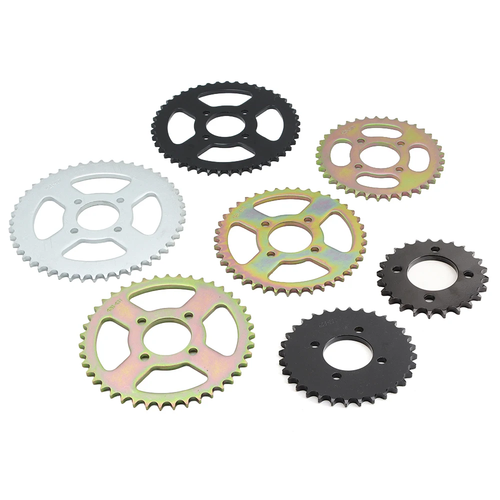 428 Chain 25/31/32/37/41/43/45/48 Teeth Rear Sprocket ID 48mm For 50cc-250cc ATV Electric Quad Go Kart Buggy 4-Wheeler Parts