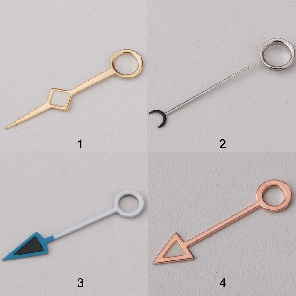 12.5/13mm Watch GMT Hand for NH34 Movement Modified Part Green Luminous Hands Watch Pointers Accessories