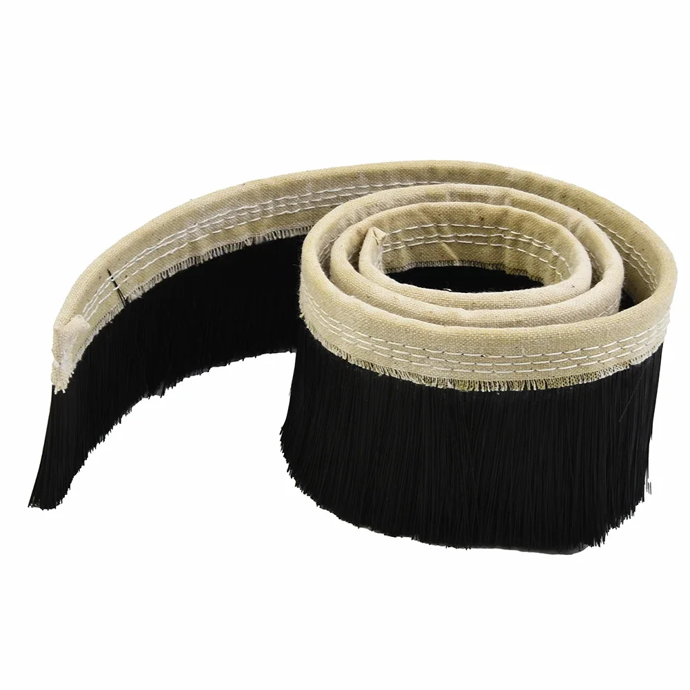 Escova de Nylon para Proteção contra Poeira 70mm/100mm, Acessório para Aspirador de Pó, Escova para Máquina de Gravação CNC, Comprimento Total 1M
