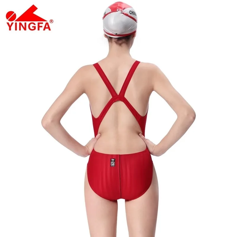 High Quality Women\'s Competitive Racing Swimsuit FINA Approved Professional Waterproof Chlorine Resistant One Piece Swimwear