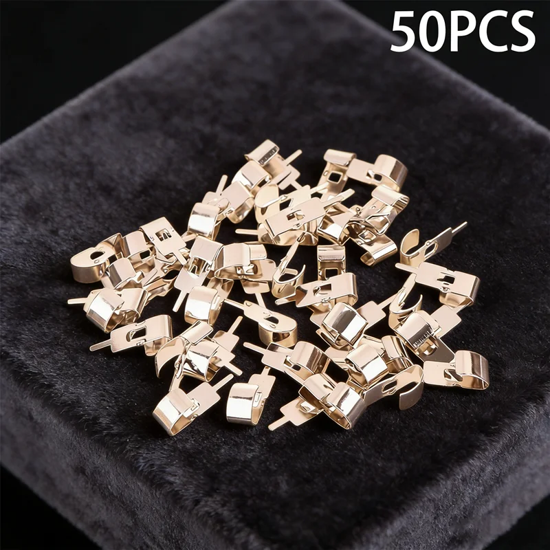 High Quality Spring Steel 18650 Battery Clip 50PCS Battery Holder Contact Plate Battery Insert Replacement Accessories
