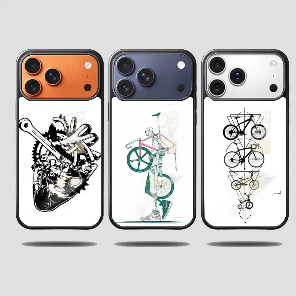 

T-Tour De France Bicycle Exercise Phone Cases For iPhone 17 16 15 14 13 12 11 Pro Max Ultra-thin heat-dissipating magnetic case