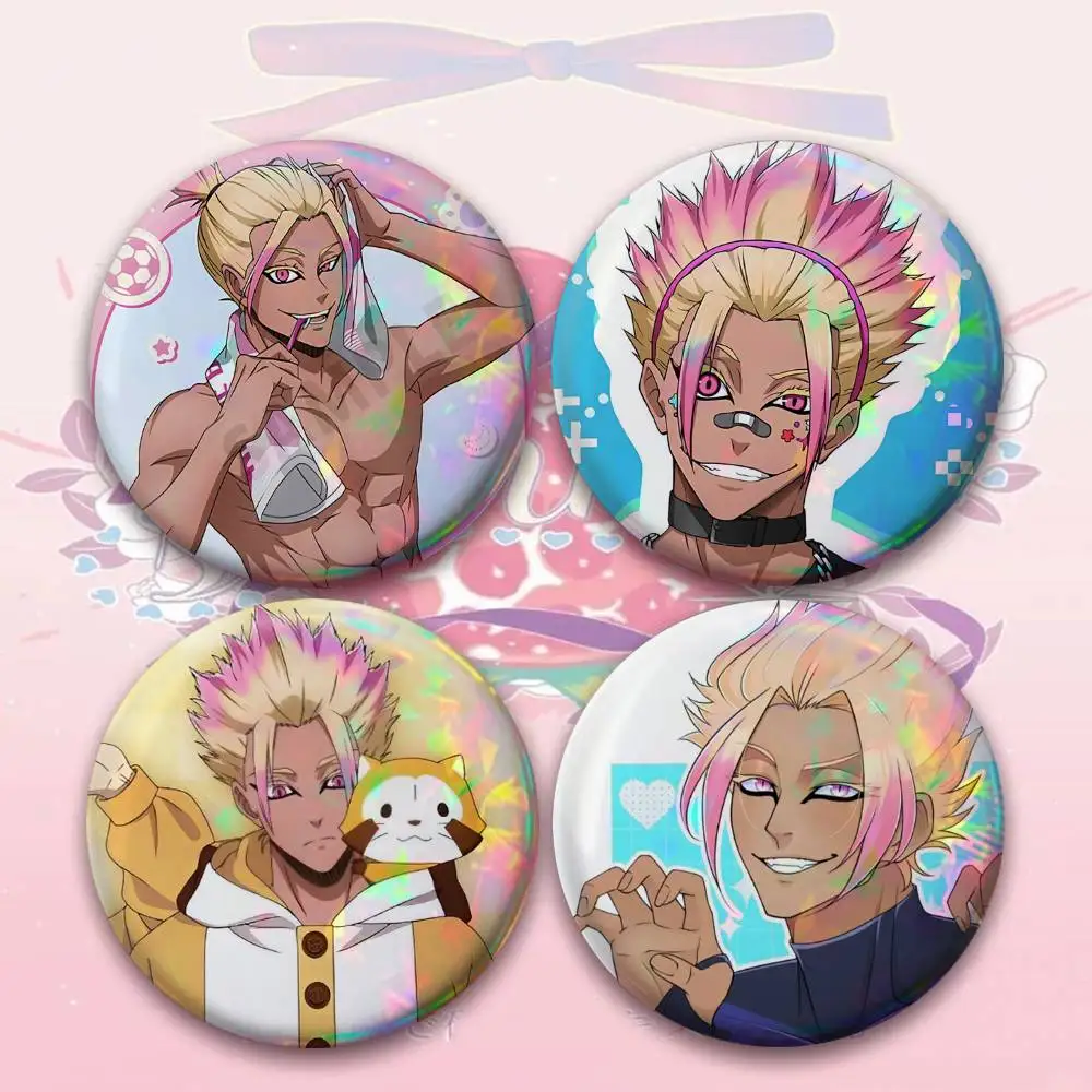 Anime Ryusei Shidou Badge 25 32 44 58 75 mm Round Fans Collect Friends Gifts Brooch Souvenir