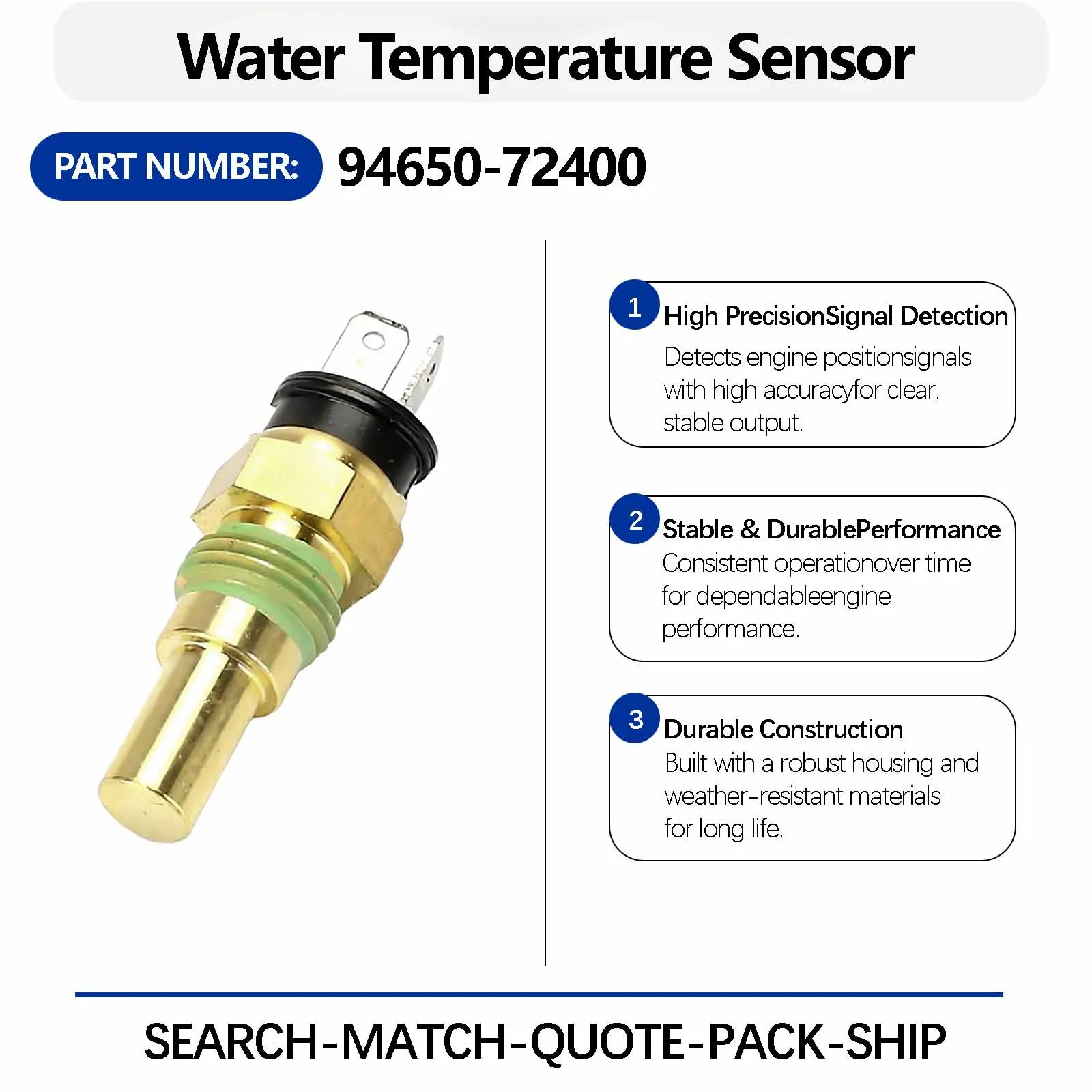 Water Temperature Sensor KZ000109 For Hyundai