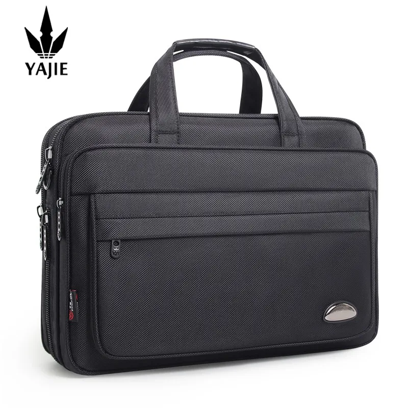 Große Kapazität Aktentasche Tasche Männer Business-Tasche 15,6 Zoll Laptop-Tasche Umhängetaschen Leinwand Handtaschen Notebook-Tasche Umhängetaschen