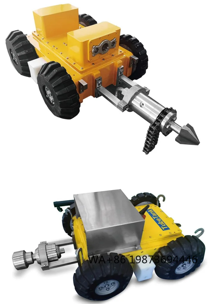 sewer crawler robot, API standard urban drainage sludge sediment cleaning system