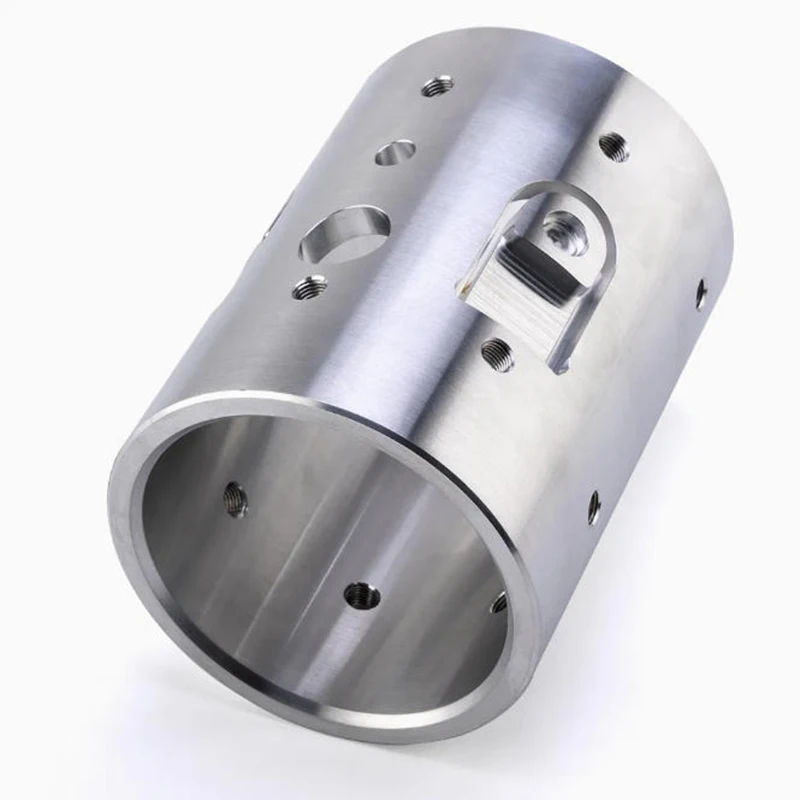 Customization CNC Parts Precision CNC Machined 304 Stainless Steel Knurled Cylindrical Sleeve