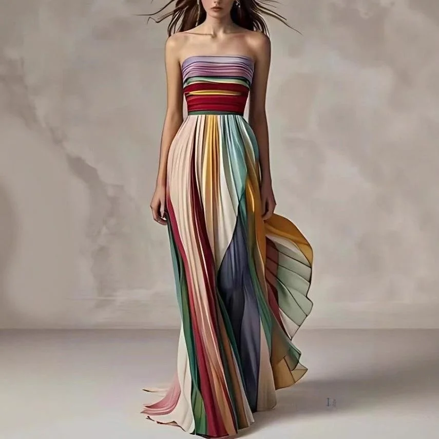 

Трансграничное сексуальное художественное женское длинное платье, жилет с высокой талией, топ, юбка H-Sle, без бренда, No Sve CiWalk