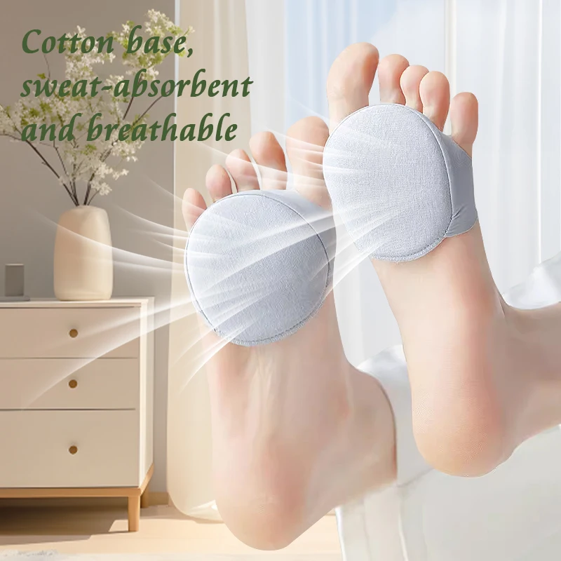 

1 Pair Women's Ice Silk Breathable Five-Toes Forefoot Pads for Women's High Heels Anti-slip Shoe Filler Shoe Accessories