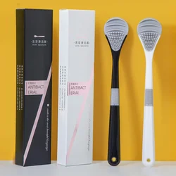 ํํด๋ฆฌ๋ Tongue Cleaner Brush Silicone Tongue Scraper Food Grade Oral Hygiene Cleaning Tool Fresher Breath Toothbrush Mouth Fresh