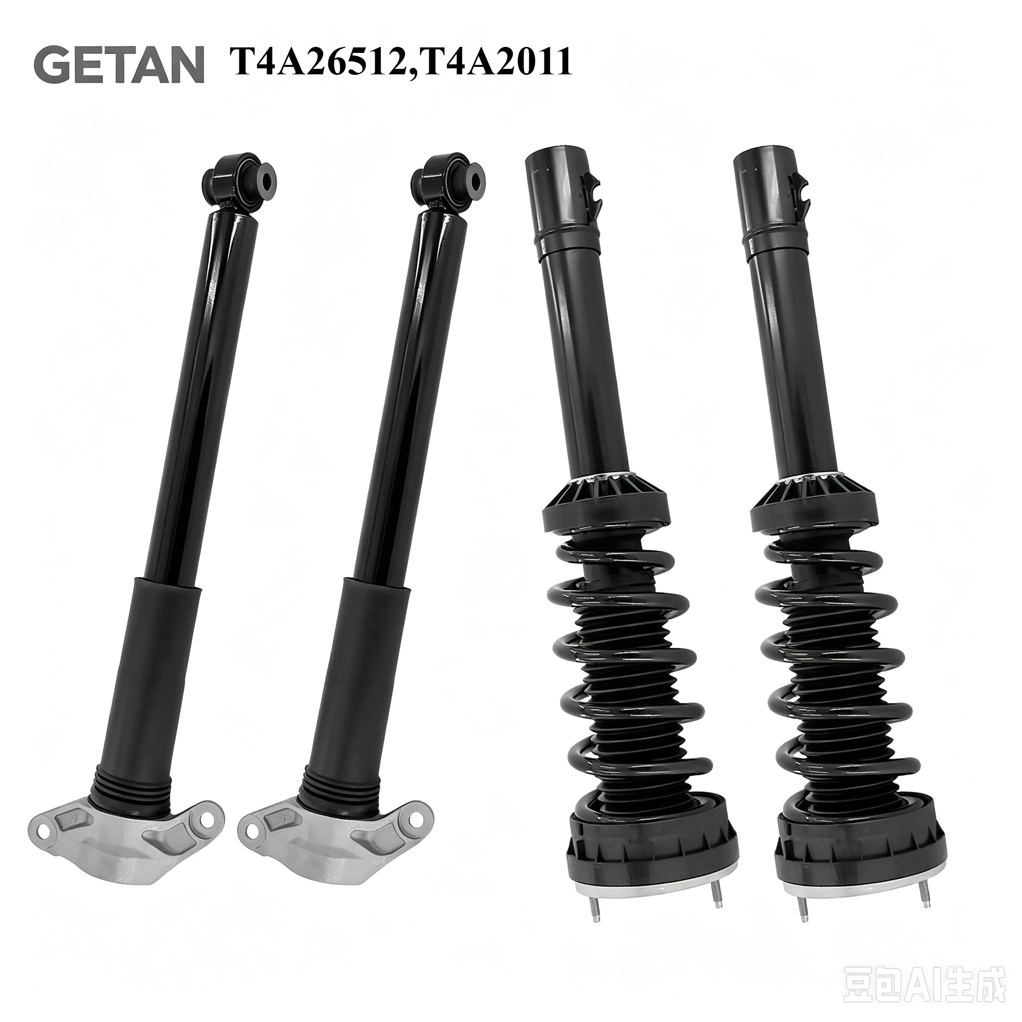 1PCS Front Or Rear Shock Absorbers Spring Assembly Without ADS For Jaguar F-PACE X761 AWD 4WD 2015- T4A26512 T4A2011