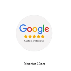 On-Metal Google Review Epoxy Sticker Increase Your Reviews NFC Tag Sticker Epoxy Lables