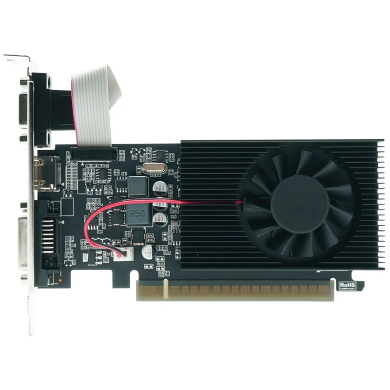 

Видеокарта GT730 2 ГБ Видеокарты GT730 DDR3 128 бит GDDR3 — совместимые с выходом DVI и VGA — BTFL