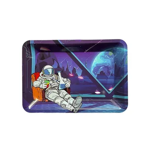 180x125mm علبة تخزين معدنية التبغ السجائر الأعشاب التدخين اكسسوارات صفيح أداة صغيرة أعلى 8 مبيعات لأوراق الماريجوانا - رقم 5