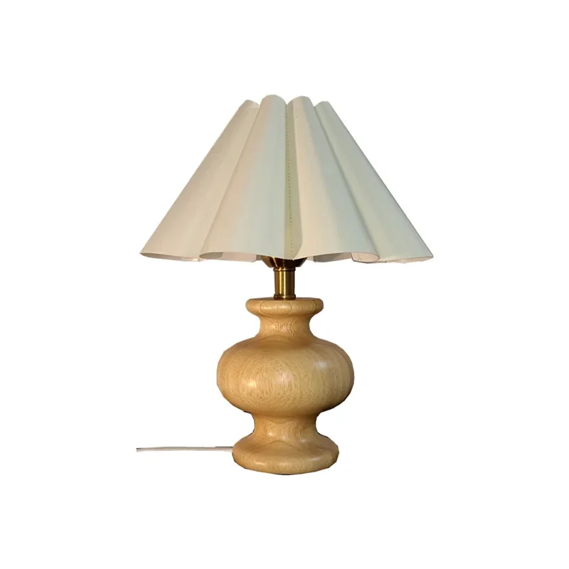 Japanese-style homestay bedroom ornaments, bedside lamps, ambient table lamps, petal gourds, semi-round lamps