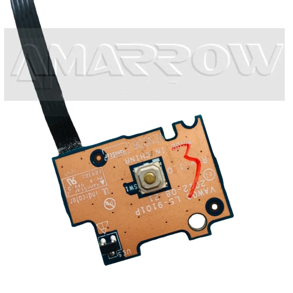 Original Laptop Power Button Switch Board for DELL 3521 3537 5521 5537 5535  LS-9101P