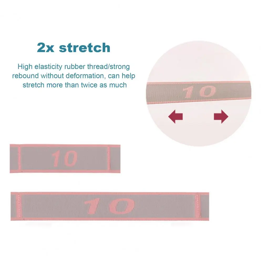 Yoga Stretching Strap, Home Gym Resistance Band Multiple For Adjustable Stretching And Exercise Positions