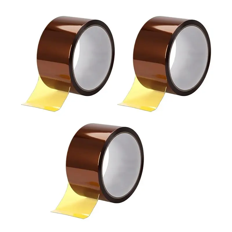 ABWR-High-Temperature Heat Tape 2 Inch X 108 Ft 3 Rolls Polyimide For Soldering, 3D Printing, Electrical And Sublimation