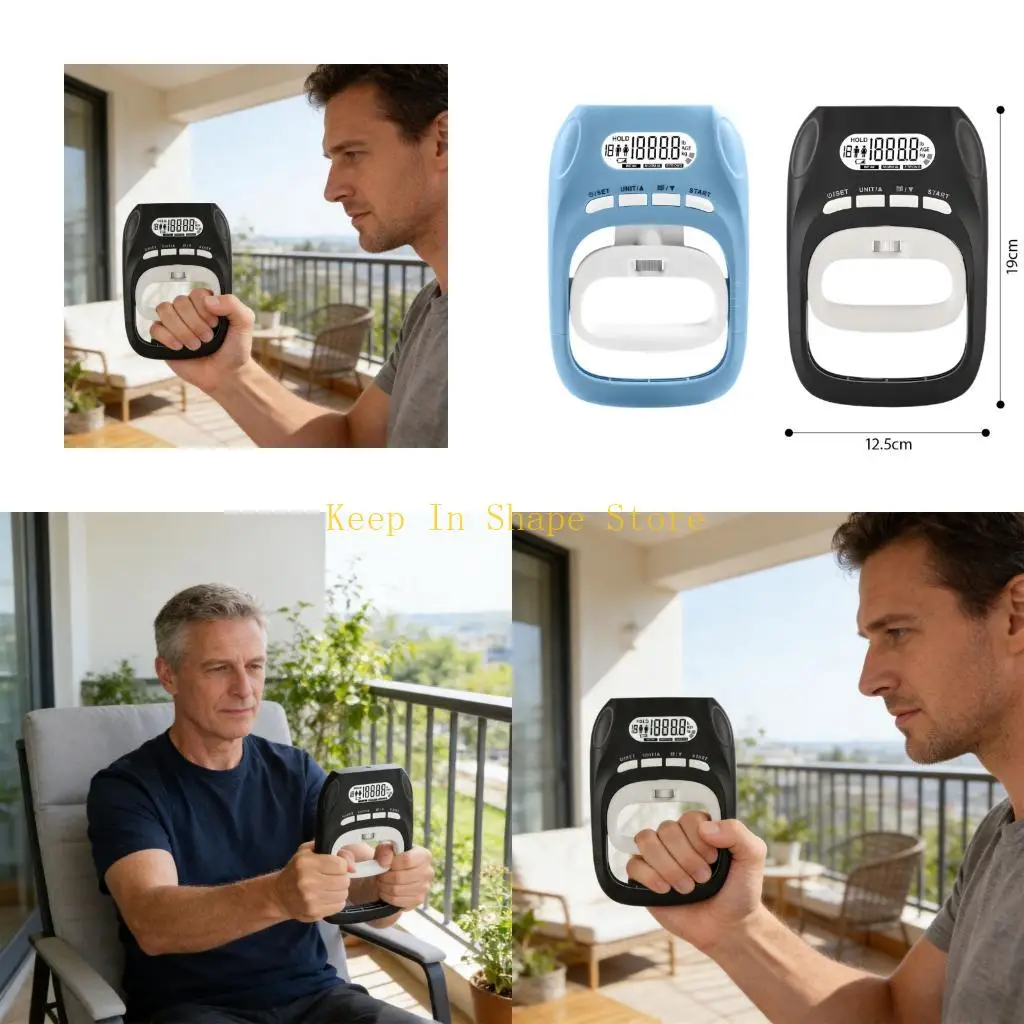 

U1JC Digital Grip Strength Tester With Accurate And USB Rechargeable For Fitness Training And Progress Monitoring