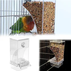 Parrot Automatic Feeder Anti Splash Automatic Distributor Bird Feeder Food Container Bird Cage Accessories Small and Medium-size