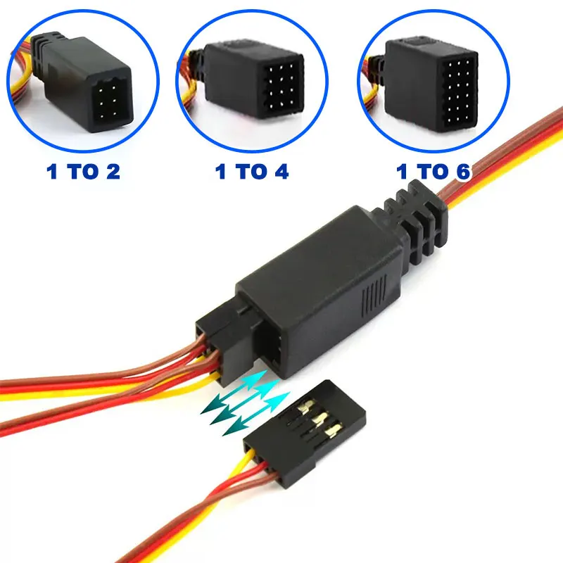 350mm Y Type Extended Line Extension Lead Wire Cable For Futaba Jr Y Harness Servo Lead Extension For Rc Car/ship/helicopter