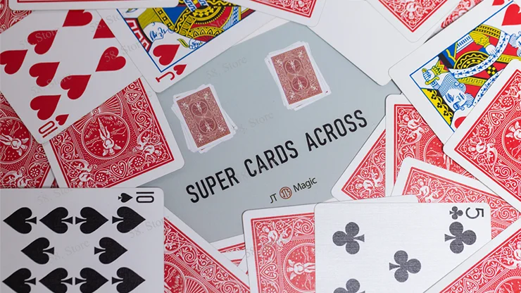Super Cards Across By JT Magic Magic tricks ( 58 Store Download )
