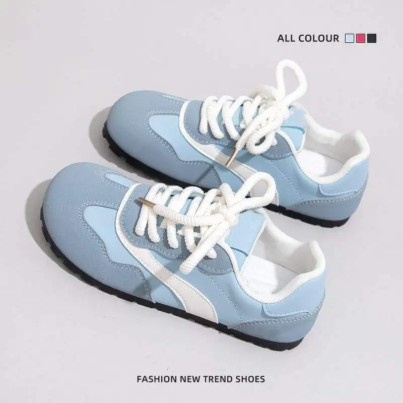

large size women's shoes 41 wide feet fat little white shoes autumn light leisure sports moral training shoes niche board shoes