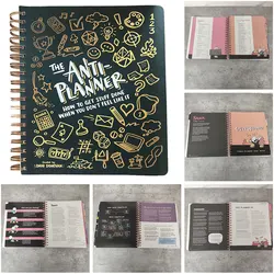 Anti-Planner Tag Book 2024 How To Get Sht Done When You Don't Feel Like It School Office Stationery ADHD Planner for Adults