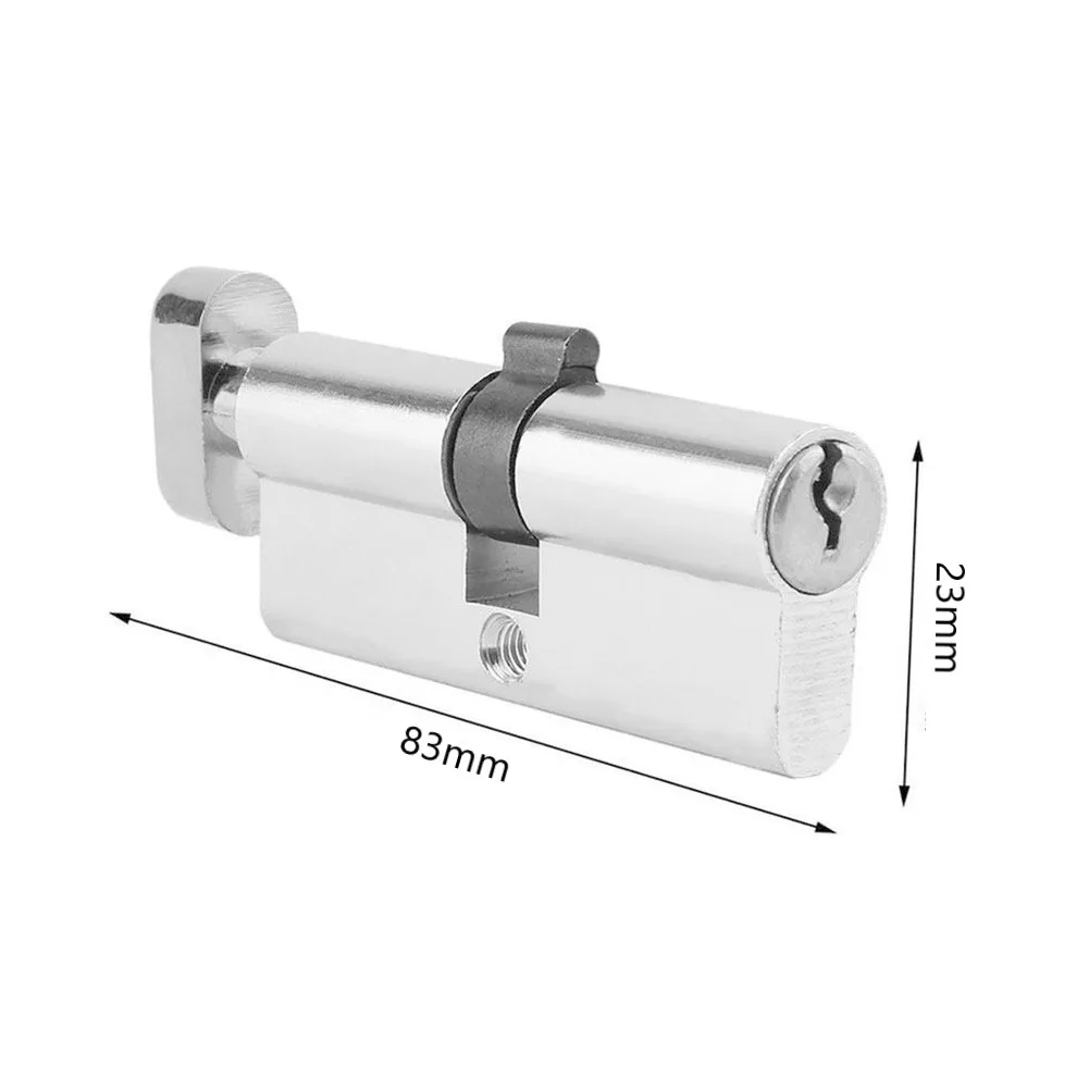 Door Lock UPVC Anti Pick 35/35 + 3 With Keys Kit Thumb Turn Cylinder Security Lock Metal Mailbox Drawer Lock Set