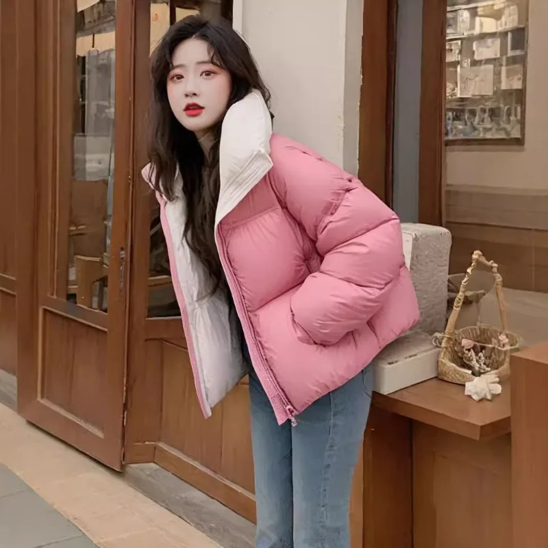 Women's Models Autumn Winter Tops Jacket Down Coat Duck Down Short Thickened Warm Personalized Comfortable Soft Niche Versatile