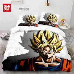 Dragon Ball Bedding Set Anime Goku Duvet Cover Comforter Bedclothes Single Twin Full Queen Size 3d Kids Adult Boys Gift