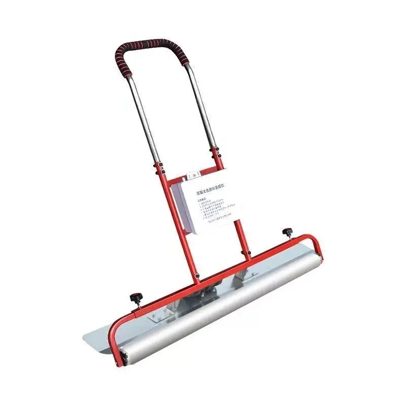 

Concrete laminating machine, footprint removal and film leveling machine