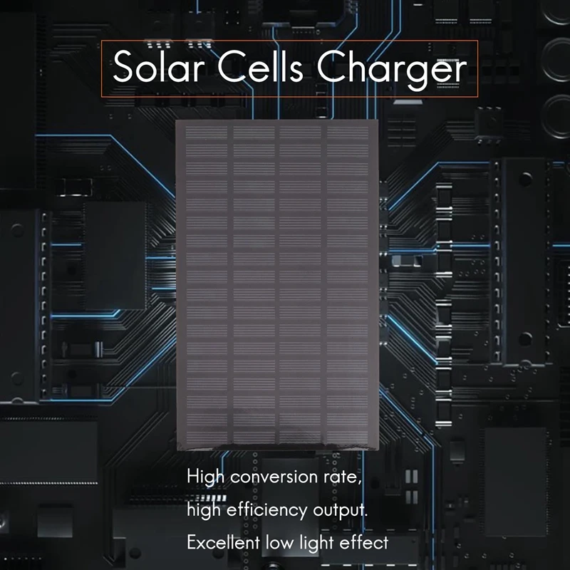 High Quality 18V 2.5W Polycrystalline Stored Energy Power Solar Panel Module System Solar Cells Charger 19.4 X 12 X 0.3Cm