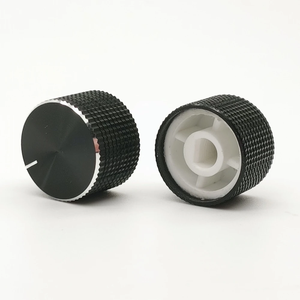 20*13mm Aluminum Alloy Potentiometer Knob Cap Volume Control Knob Hat Rotation Switch for  6 Mm Roll Shaft/D-axis