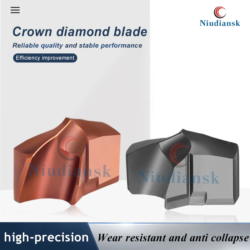 

High-Quality Crown Diamond Blade 12.5mm-24.0mm Pull Back Style Crown Diamond Internal-Cooling Deep-Hole Violent Drilling Inserts