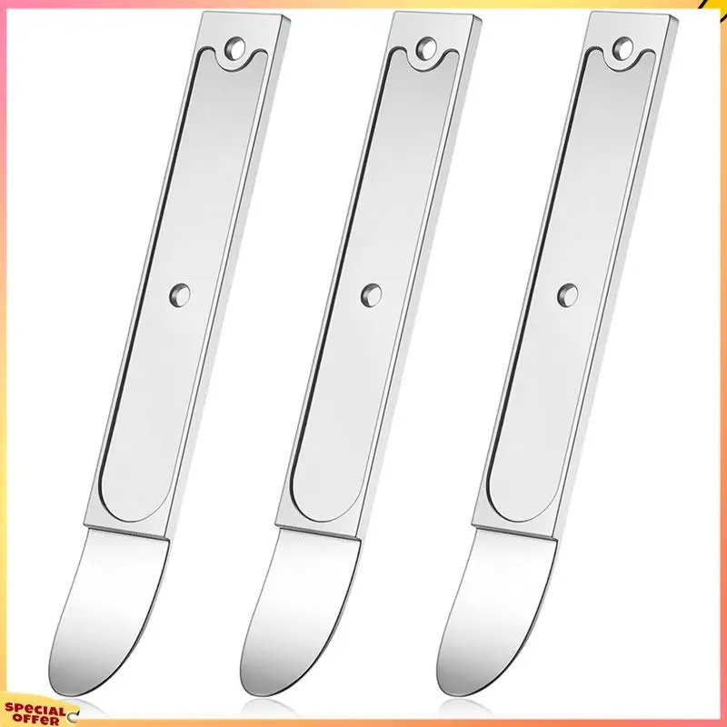 

ABFI 3Pcs Trim Removal Tool Metal Automotive Pocket Pry Bar For Auto Planes To Remove Trim Interior And Exterior Parts Accessori