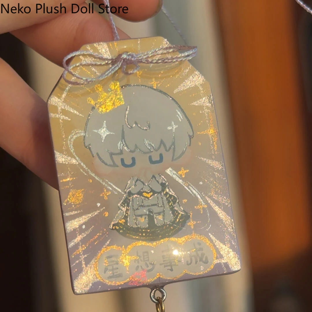 

Anime Love and Deepspace Xavier Cosplay Cartoon Acrylic Ping'an Fu Protecting Fu Keychain Phone Backpack Pendant Decor Gift