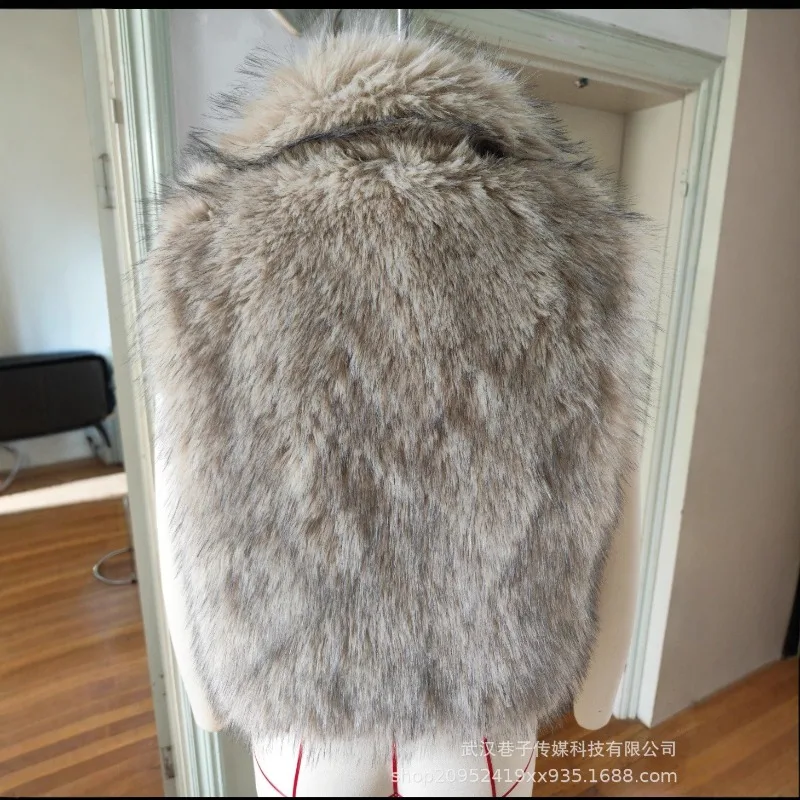 2025 Gilet in pelliccia artificiale con temperamento moda autunno e inverno