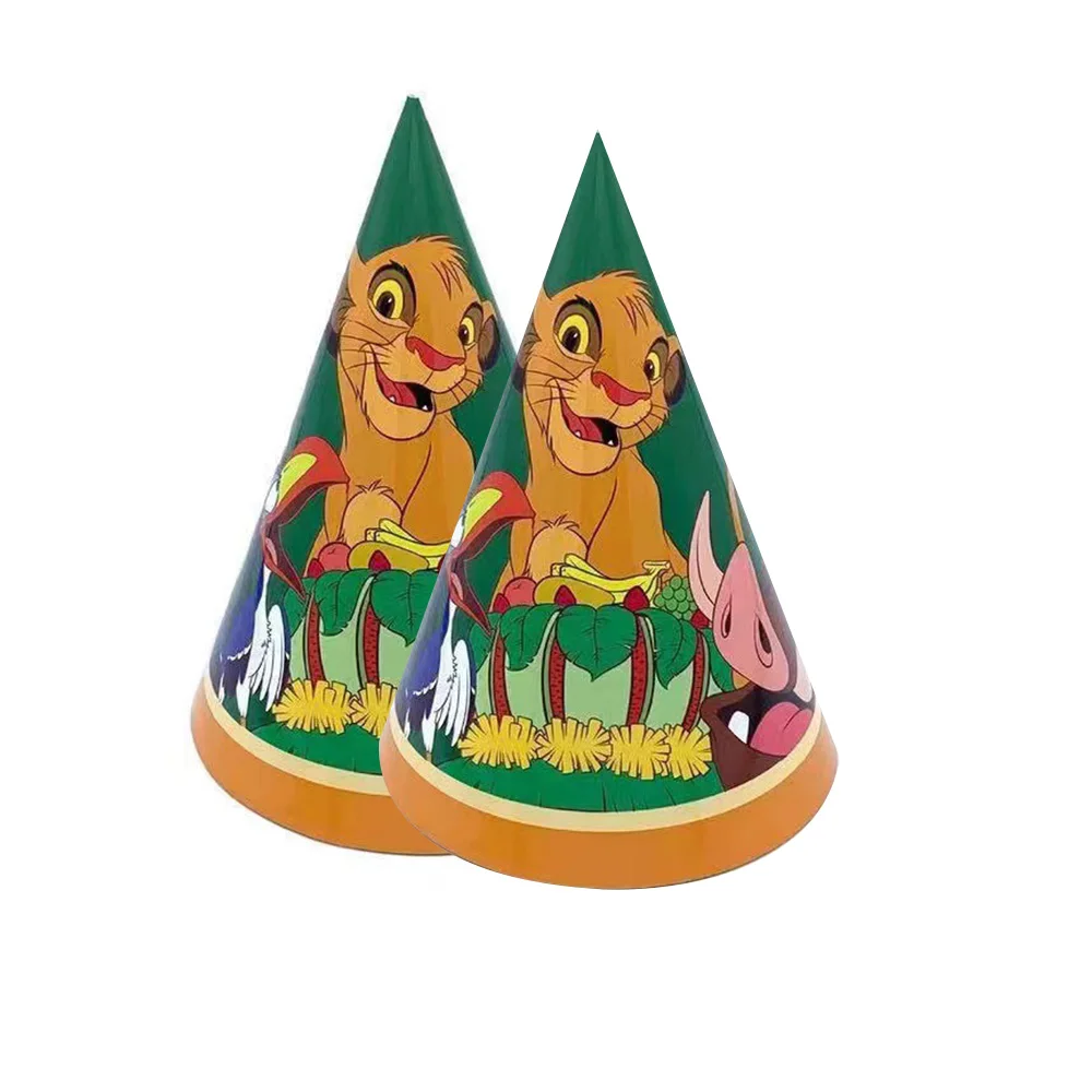 Lion King Simba Birthday Party Supplies Set Paper Cups Plates Cake Topper For Kids Birthday Party Baby Shower Party Decorations - view 3