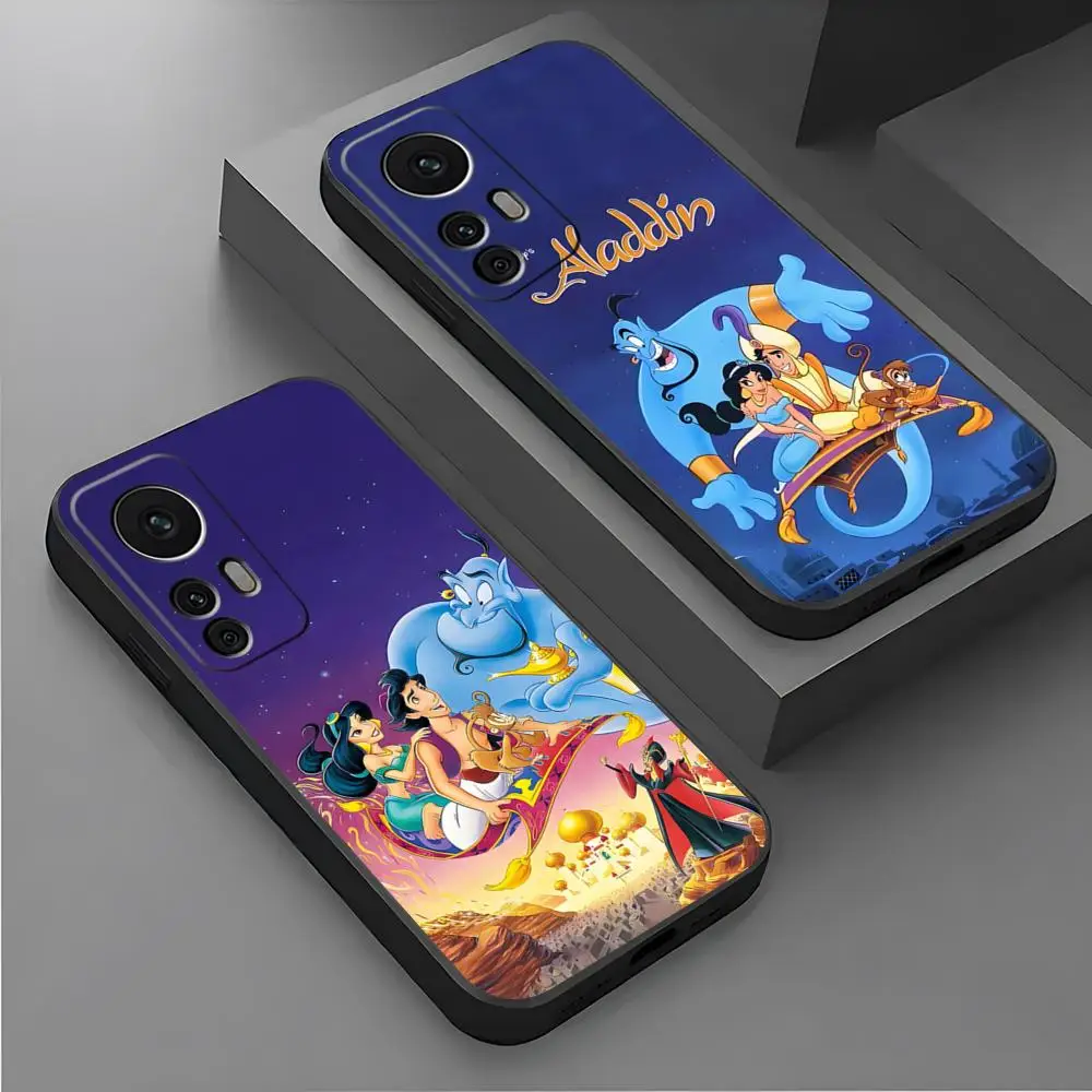 Disney Aladdin Phone Case For Redmi 12 11 9 10 9T 9A 8 Note 12 11 10S 9S 11S Pro Plus POCO X5 Pro X3 Nfc Back Cover