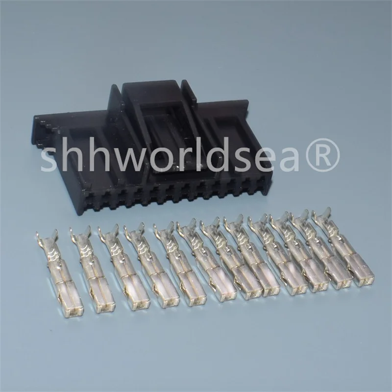 Shhworldsea 12 Pin plastic housing plug 12p  wire harness connector 211 PC122S0017 211PC122S0017 With Terminal Pins
