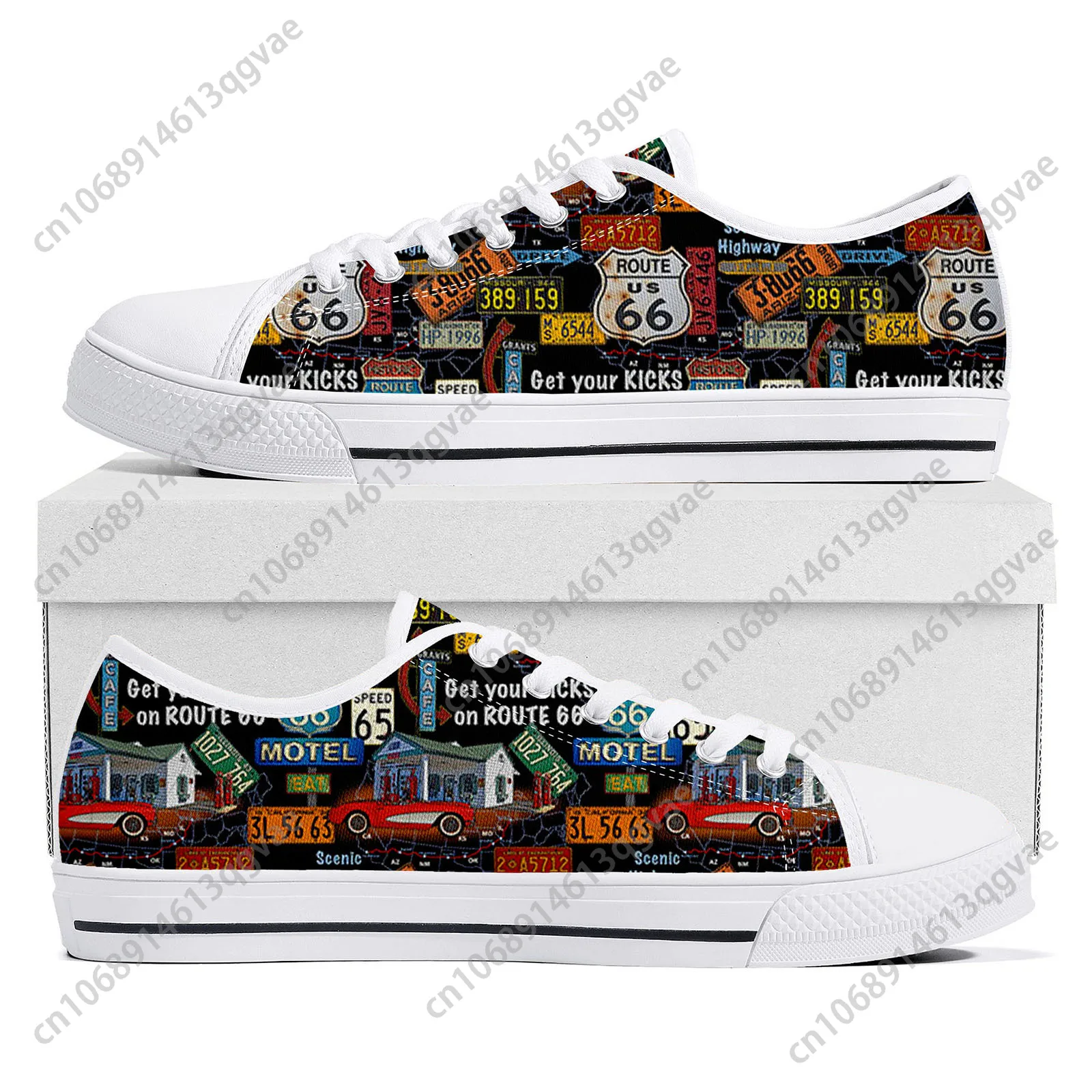 License Car Plate Number Retro Novelty Design Low Top High Quality Sneakers Mens Womens Teenager Custom Canvas Couple Sneaker