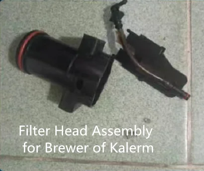 Enlace de liberación/Pin de retorno para máquina de café KALERM, pieza de cafetera/Brewer 1601-1605 /1601-K95/K95L, reemplazo de montaje de cabezal de filtro