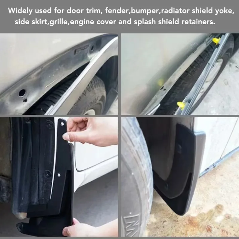 135 pièces/100 pièces voiture en plastique retenue Clips ensemble Auto garde-boue punaise Rivet porte garniture panneau retenue voiture pare-chocs attaches Clips outil