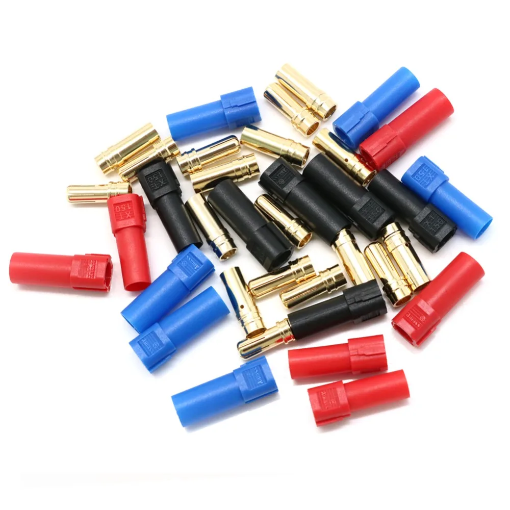 3 Pair High Rated Amps Banana Bullet Plug Male Female For RC LiPo Battery Adapter XT150 Connector Interface Connector