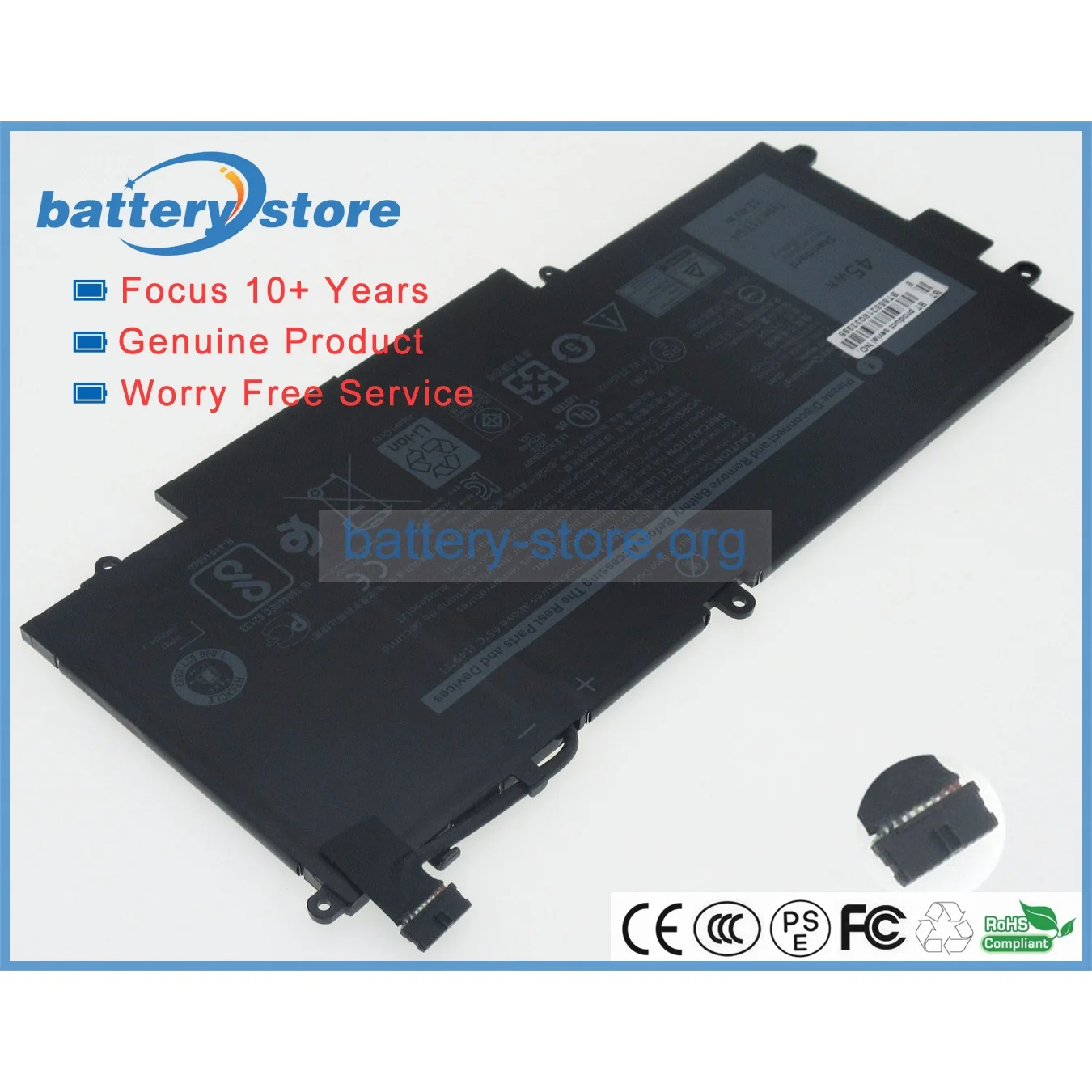 Genuine Original Laptop Batteries for 71TG4,725KY,P29S002,P29S,CFX97,X49C1,N18GG,2ICP4/58/90-2,451-BBZC,11.4V,4 Cell