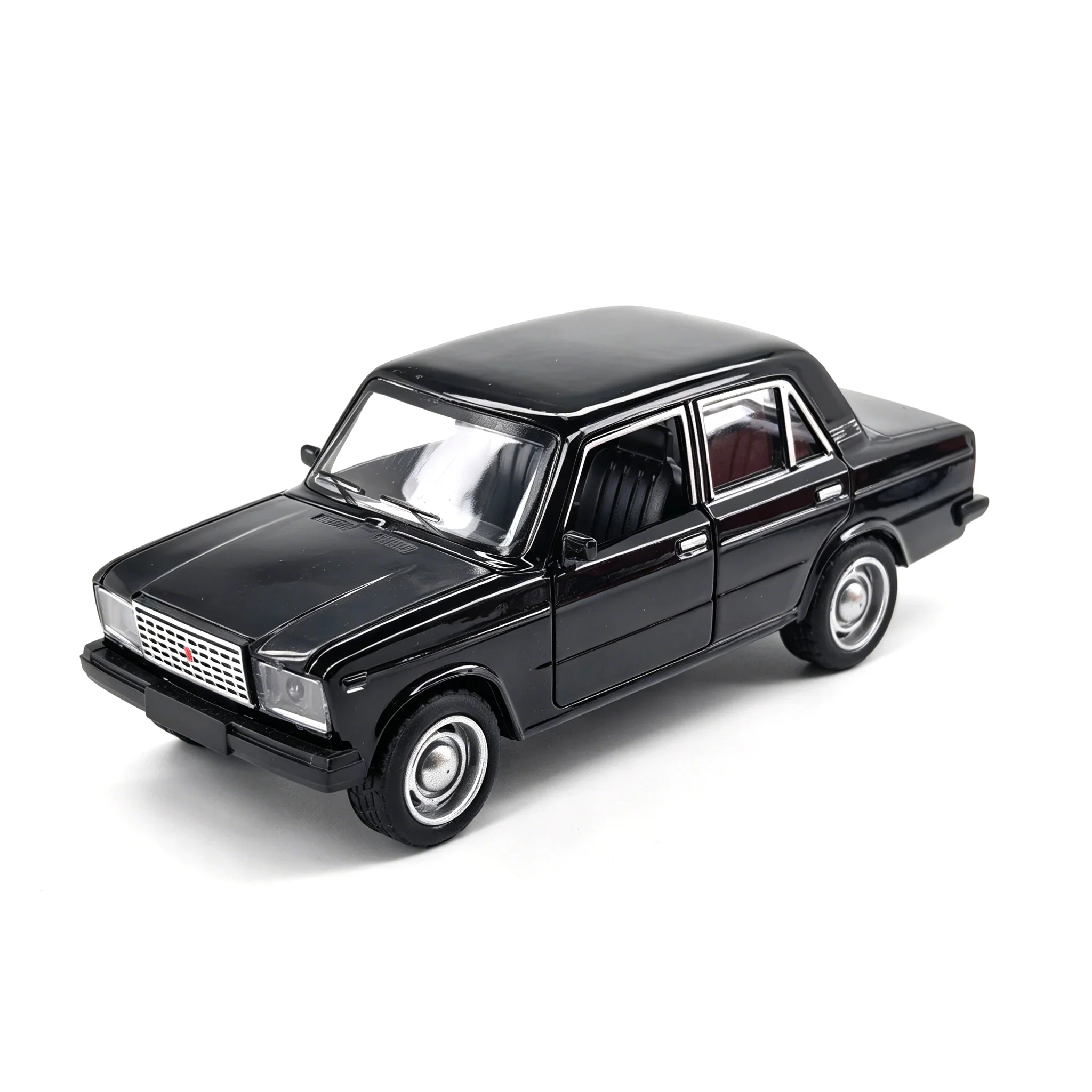 Trendy simulation racing car figurine, children’s alloy spring-powered inertia gliding toy car.