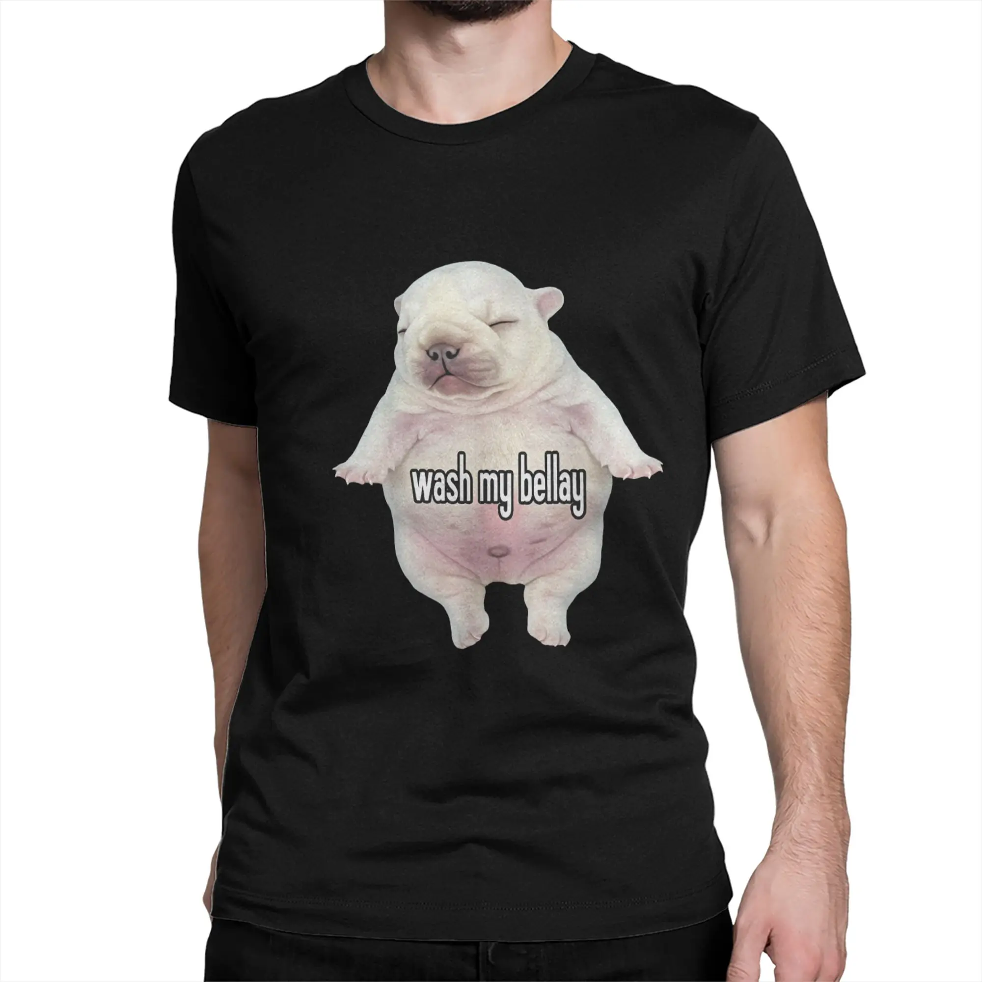 أنا Pibble الكلب جرو غسل بطني النظيف القطن الخالص تي شيرت للزوجين الصيف خمر تي شيرت الجولة الرقبة الجدة تي شيرت