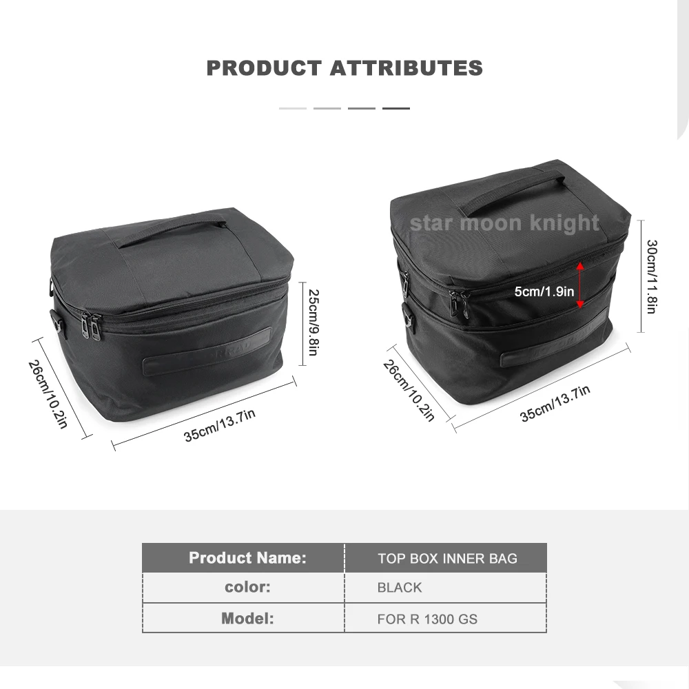 For R1300GS BMW R 1300 GS R1300 GS R 1300GS Top Case Storage Bags Motorcycle Bag Side Case Inner Bags